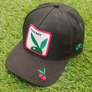 PLAYBOY Hat Lids X Cherry A-Frame Snapback in Black